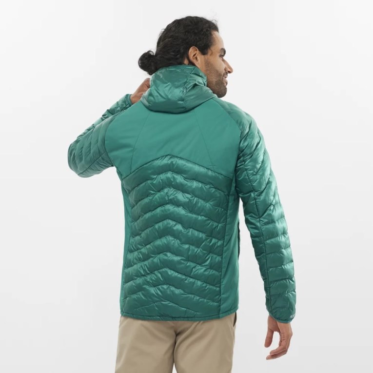 Green Salomon Outline Primaloft Men's Insulated Jackets | PH 13852J